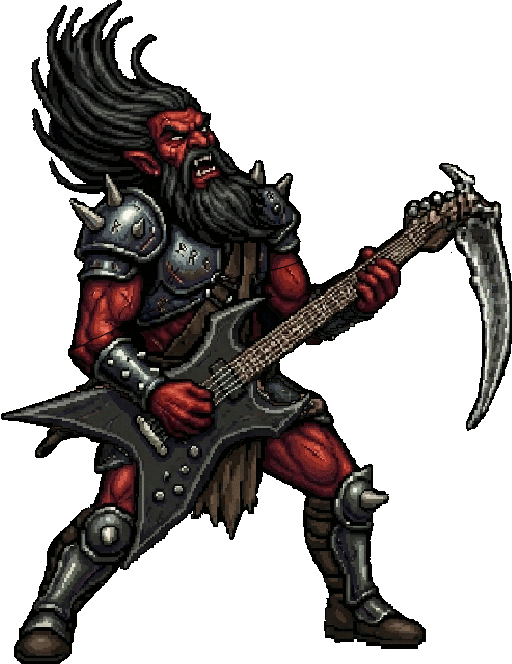Garrk of the Ironfang Legion - Guitar for Iron Chalice